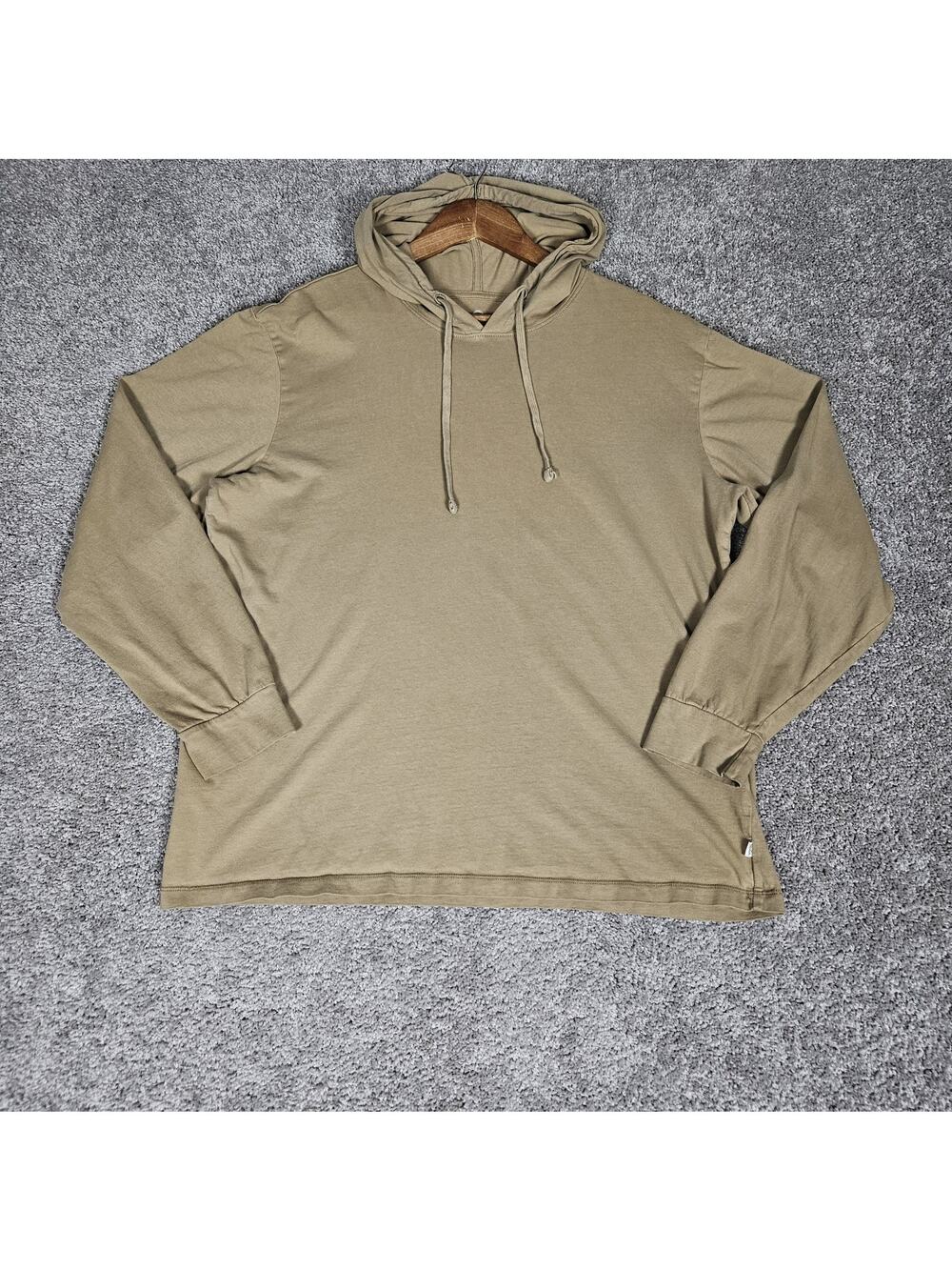 Katin Shirt Men's XL Brown Hooded Tee Coastal Casual Minimalist Huckberry